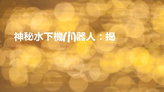 神秘水下機(jī)器人：揭開(kāi)密封之謎！